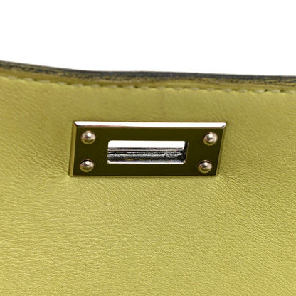 Hermes Chevre Mysore Mini Kelly Sellier 20 Jaune Bourgeon 9 of 14