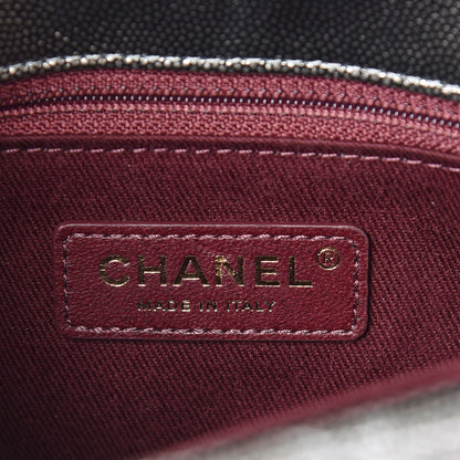 Chanel Metallic Caviar Quilted Mini Coco Handle Flap Silver 6 of 10