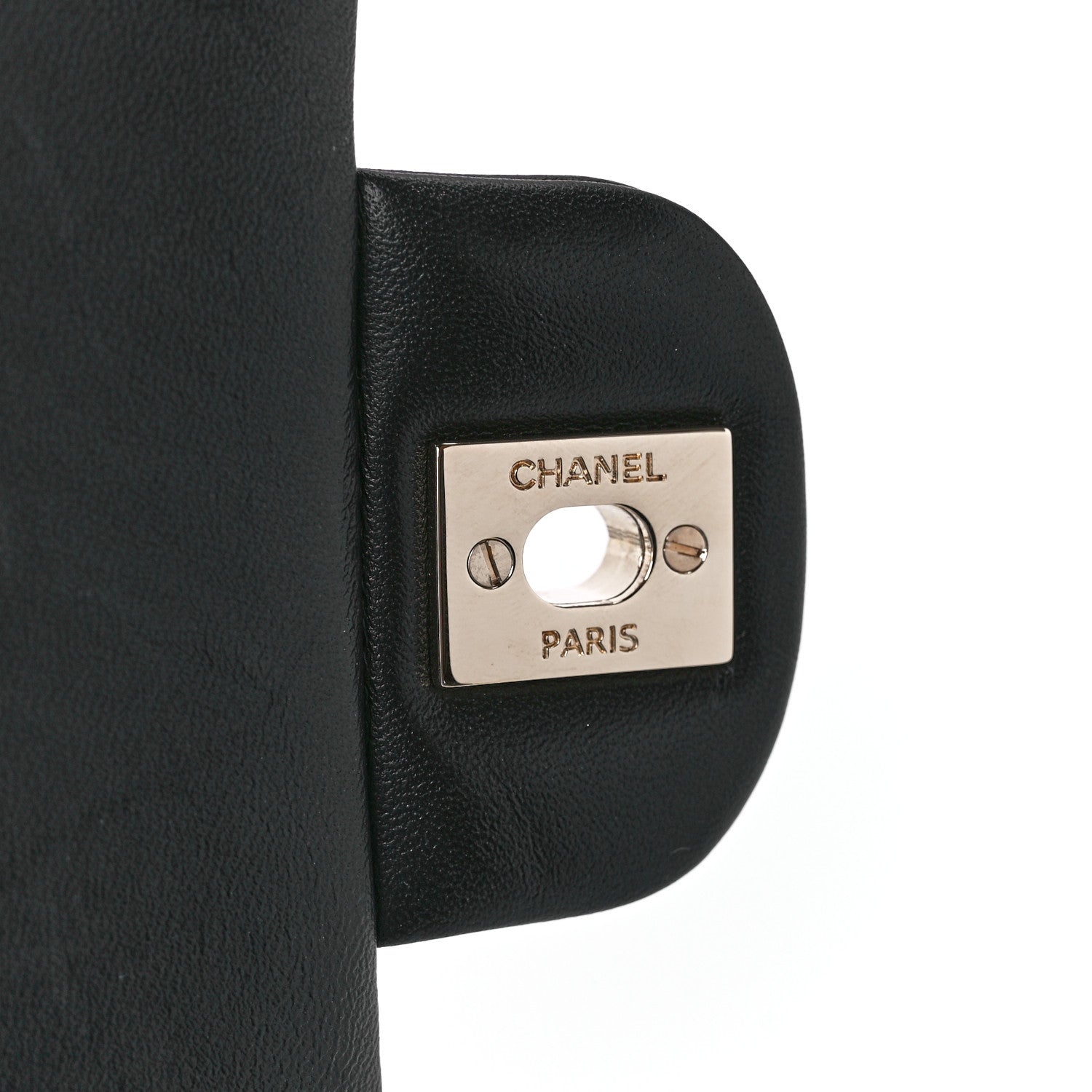 Chanel Lambskin Pearl Crystal Quilted Mini CC Lion Charm Top Handle Rectangular Flap Black 7 of 13