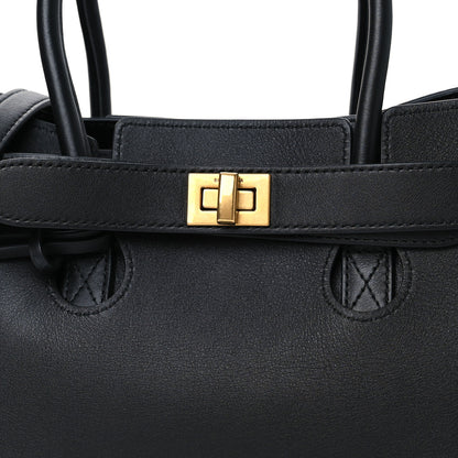 Balenciaga Smooth Calfskin Small Bel Air Carry All Bag Black 9 of 11