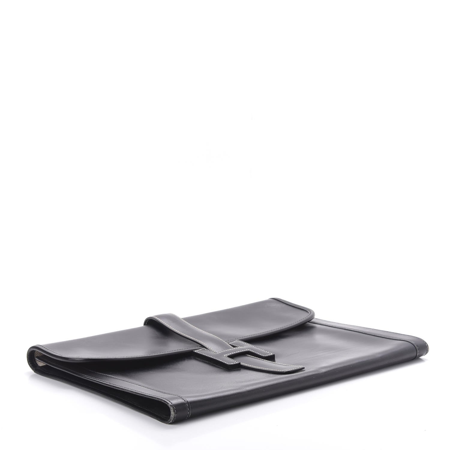 Hermes Box Jige GM Clutch Black 4 of 11