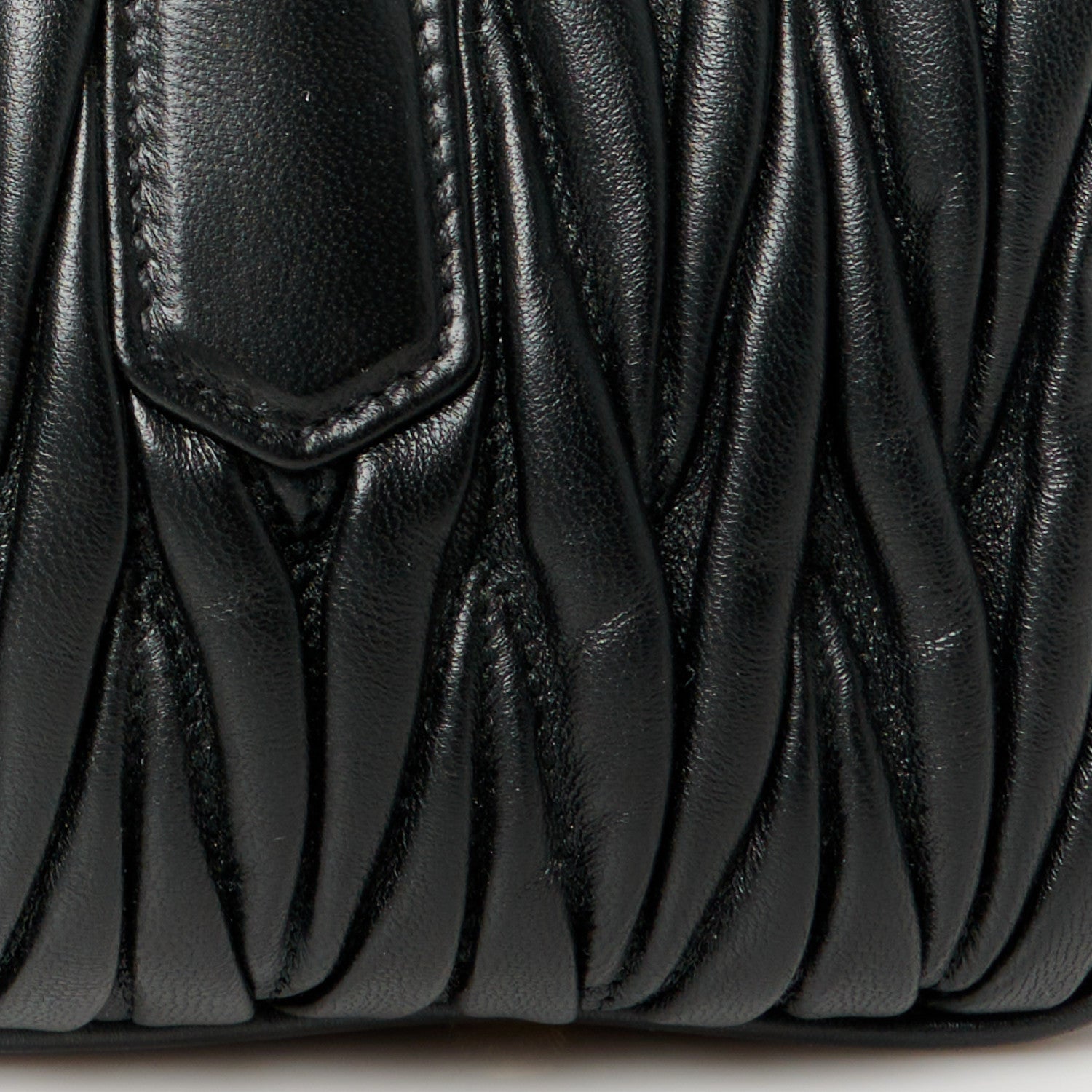 Miu Miu Nappa Matelasse Large Arcadie Top Handle Bag Black 11 of 11