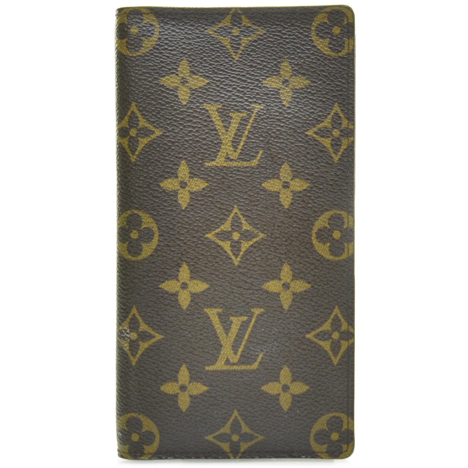 Louis Vuitton Monogram Porte Valeurs Checkbook Wallet 1 of 8
