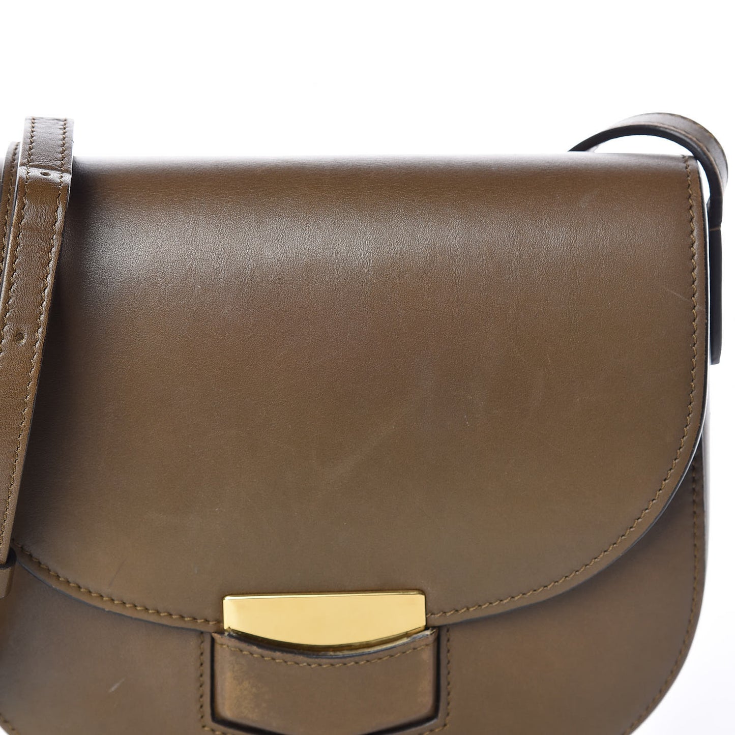 Natural Calfskin Small Trotteur Chestnut