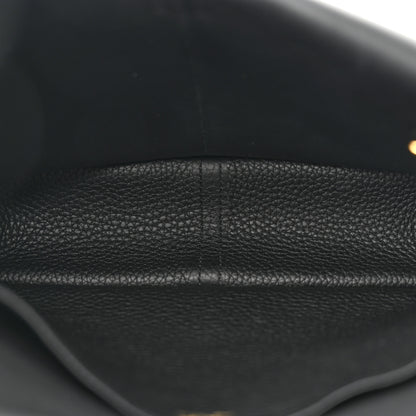 Hermes Taurillon Clemence Halzan 25 Black 5 of 11