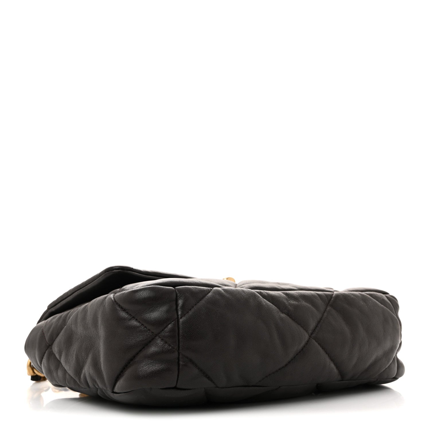 Chanel Lambskin Quilted Medium Chanel 19 Flap Dark Brown 4 of 13