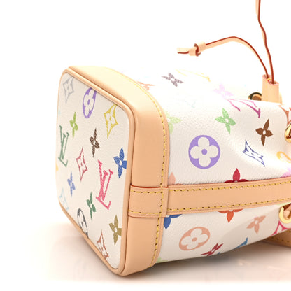 Louis Vuitton LV X TM Monogram Multicolor Nano Noe NV White 9 of 9
