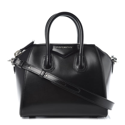 Givenchy Shiny Lord Calfskin Mini Antigona Black 1 of 12
