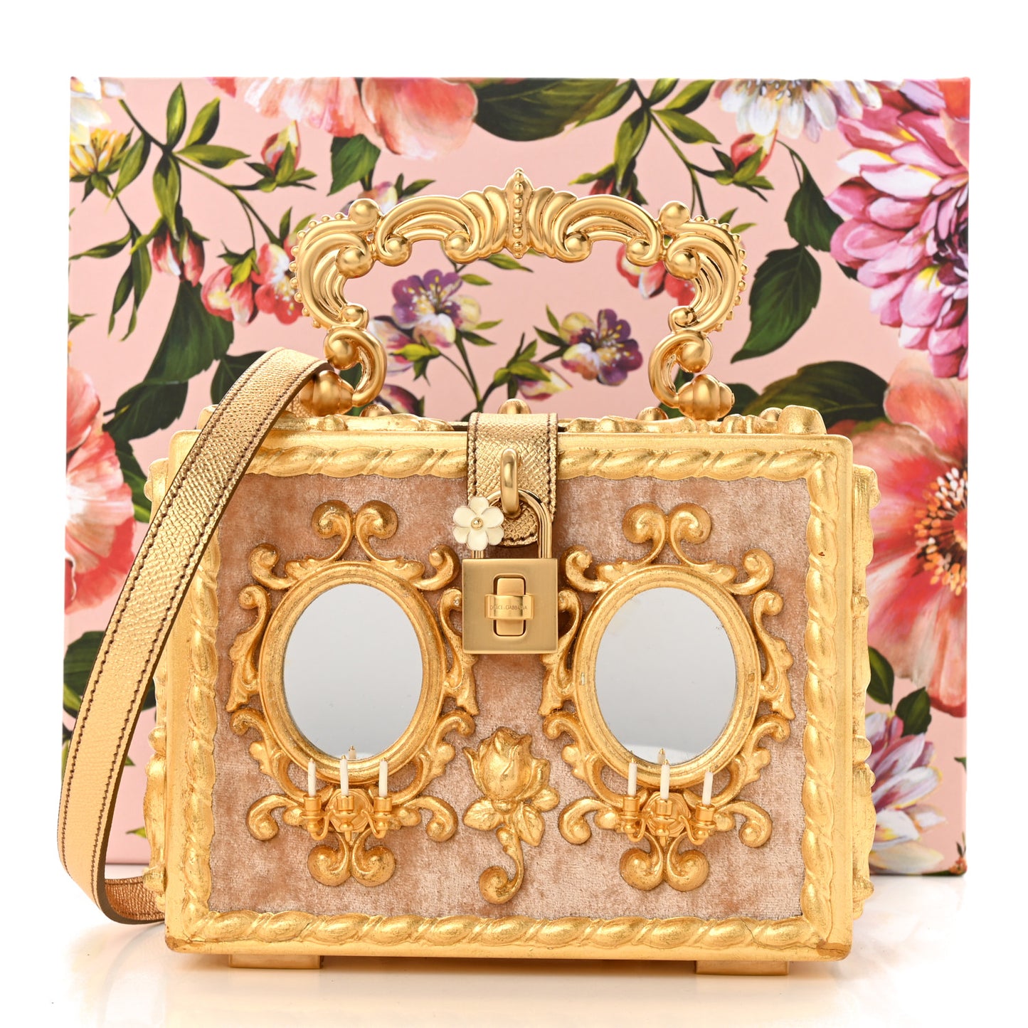 DOLCE & GABBANA Velvet Dolce Mirror Box Regine Gold