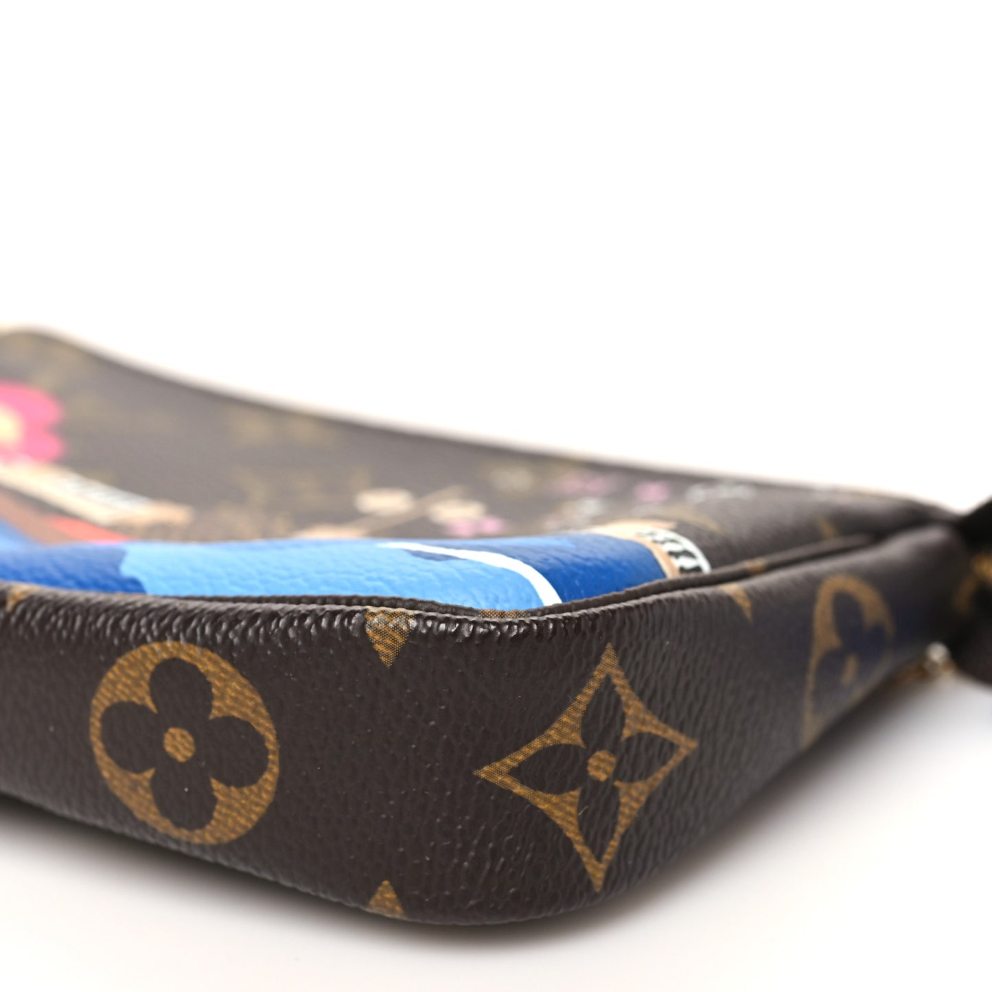 Monogram 2019 Christmas Animation Mini Venice Pochette Accessories Blue