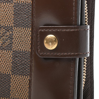 Louis Vuitton Damier Ebene Zippe Zipped Compact Wallet 9 of 10