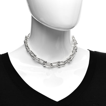 Tiffany Sterling Silver HardWear Graduated Link Necklace 2 of 4