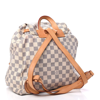 Louis Vuitton Damier Azur Sperone Backpack 2 of 5