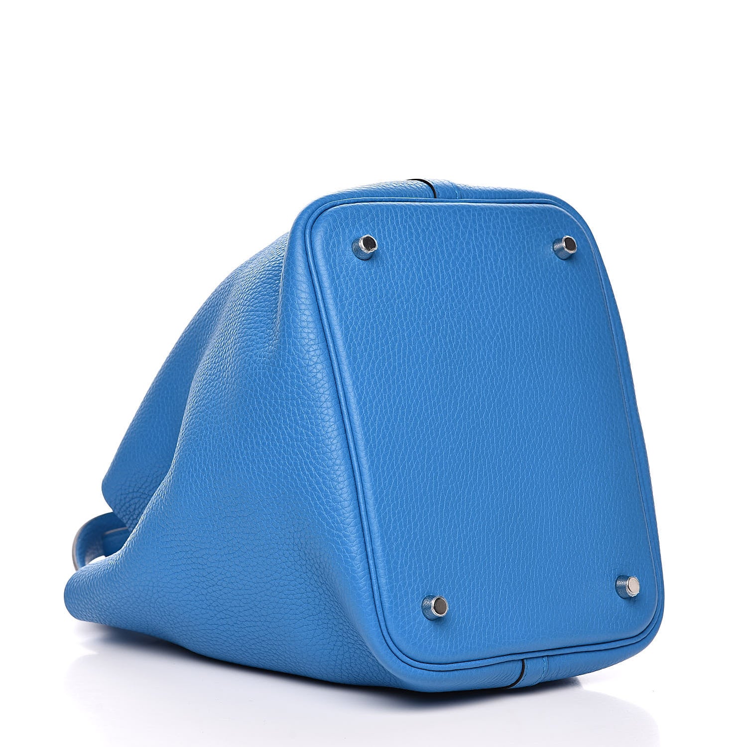 Hermes Taurillon Clemence Picotin Lock 22 MM Bleu Zanzibar 4 of 12