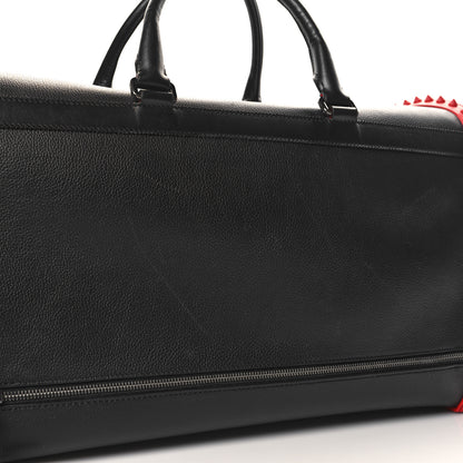 Christian Louboutin Calfskin Sneakender Studded Duffle Bag Black 14 of 16