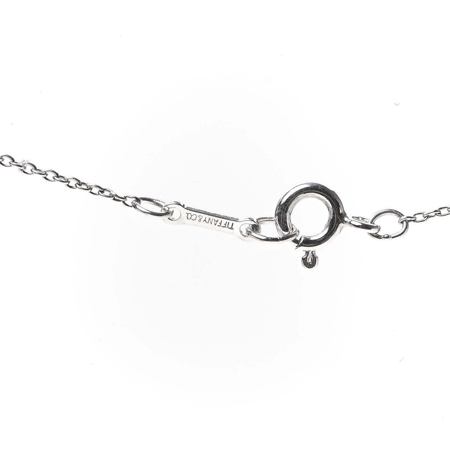 Sterling Silver 12mm Elsa Peretti Cross Pendant Necklace