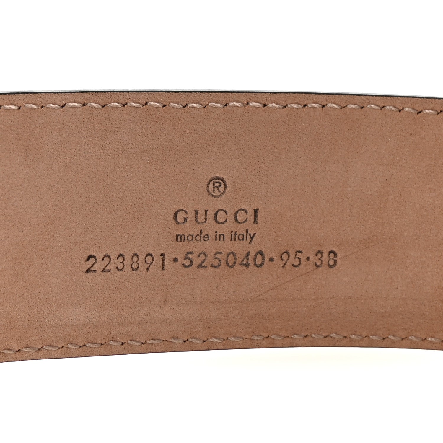 Gucci Imprime Monogram Interlocking G Belt 95 38 Black 5 of 6