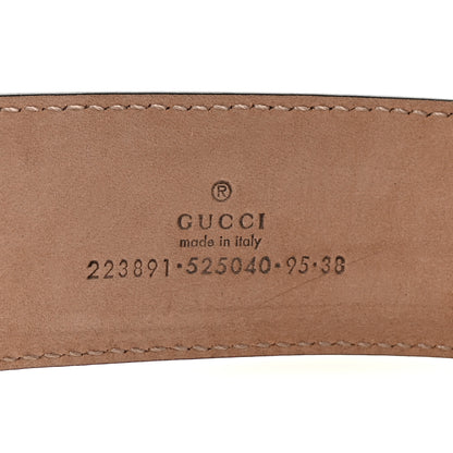 Gucci Imprime Monogram Interlocking G Belt 95 38 Black 5 of 6