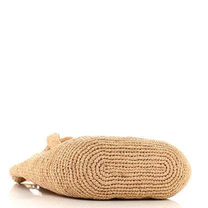 Loewe Raffia Mini Slit Tote Bag Natural Tan 4 of 12