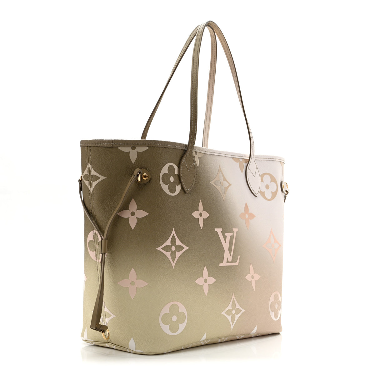 Louis Vuitton Monogram Giant Spring In The City Neverfull MM Sunset Kaki 4 of 10