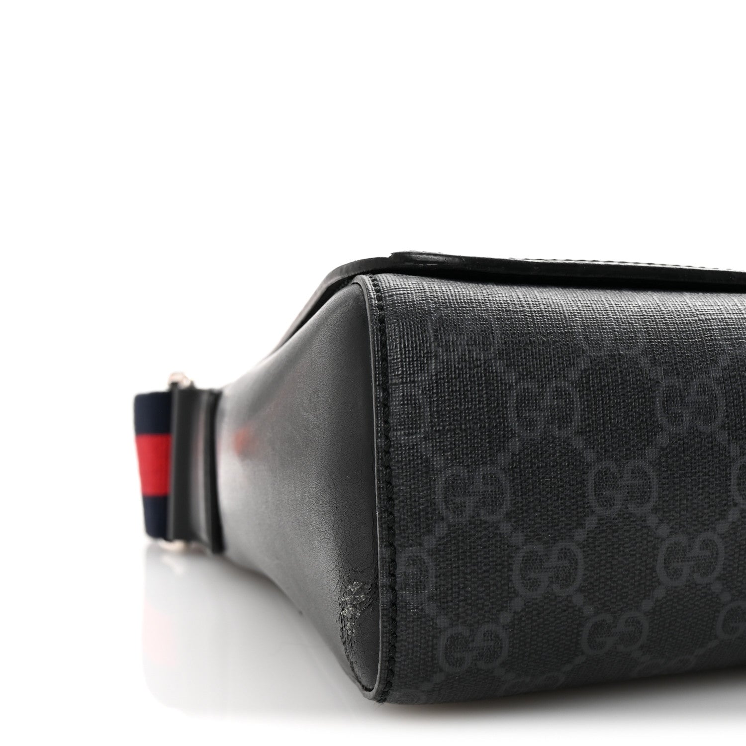 Gucci GG Supreme Monogram Night Courrier Flap Messenger Black Multicolor 9 of 10