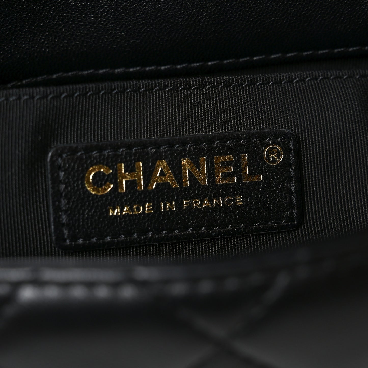 Lambskin Quilted Small My Precious Flap Black