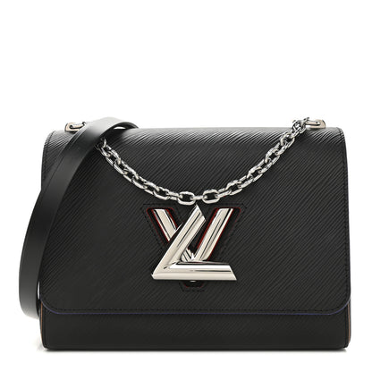 Louis Vuitton Epi Twist Shoulder Bag MM Black Orange 1 of 11