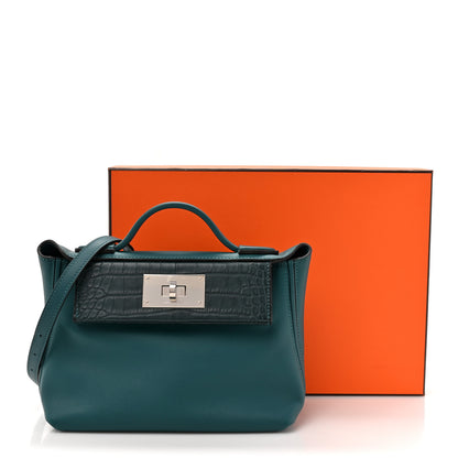 Hermes Evercolor Matte Alligator Swift Touch 24/24 21 Vert Bosphore 11 of 11