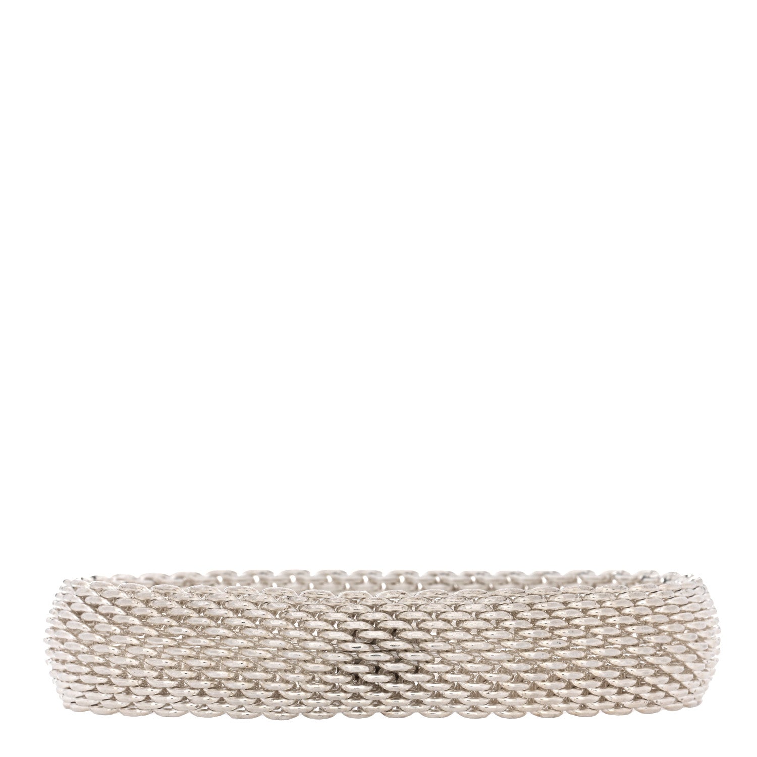 Tiffany Sterling Silver Somerset Mesh Bracelet 2 of 3