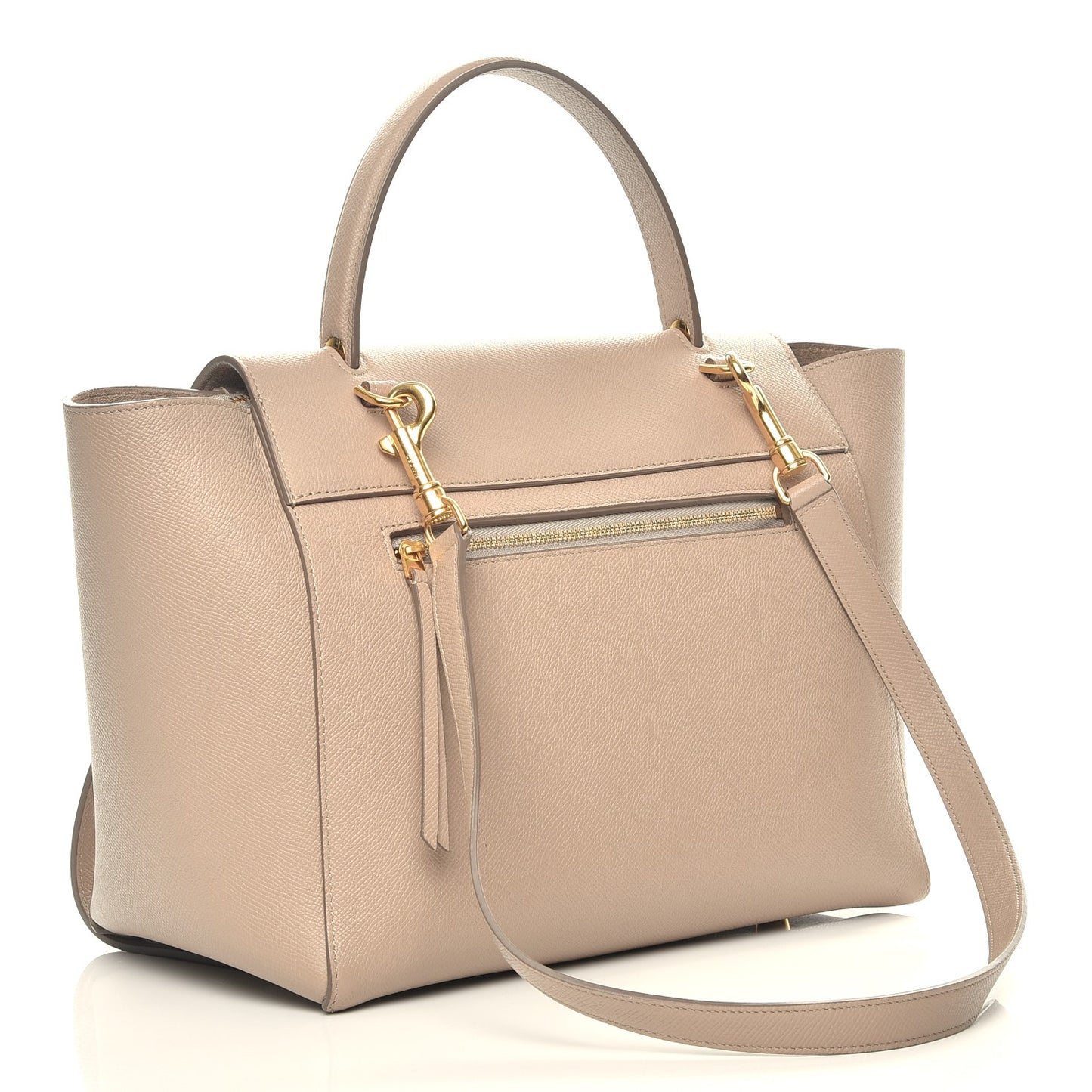 Grained Calfskin Mini Belt Bag Light Taupe
