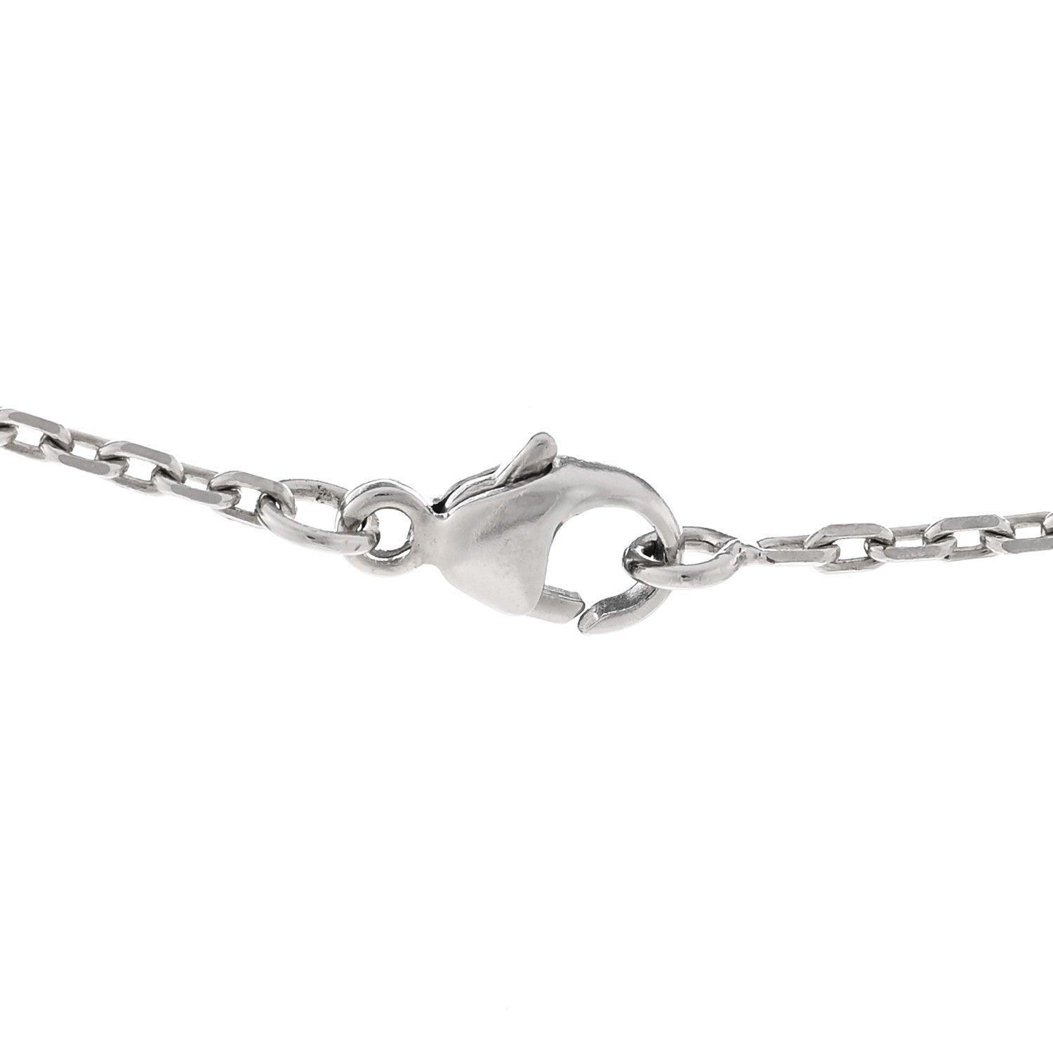 Hermes Lacquered Palladium Mini Pop H Pendant Necklace Black 5 of 7