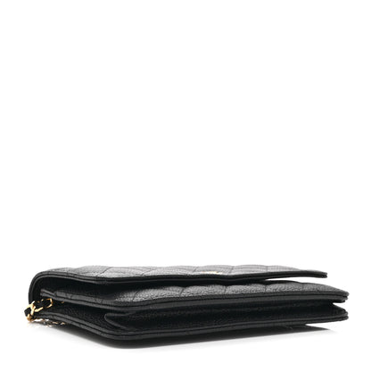 Chanel Caviar Quilted Wallet on Chain WOC Black 4 of 10