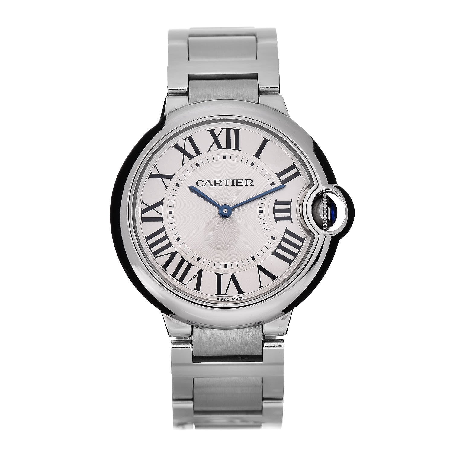 Cartier Stainless Steel 36mm Ballon Bleu De Quartz Watch 1 of 5
