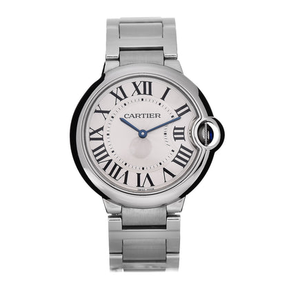Cartier Stainless Steel 36mm Ballon Bleu De Quartz Watch 1 of 5