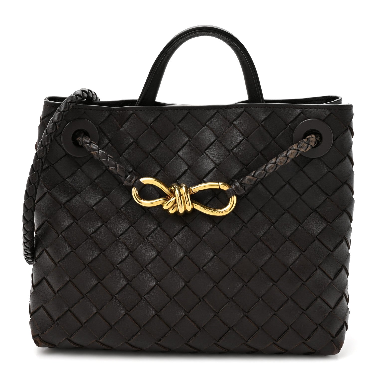 Bottega Veneta Nappa Intrecciato Small Andiamo Shoulder Bag Fondant 1 of 14