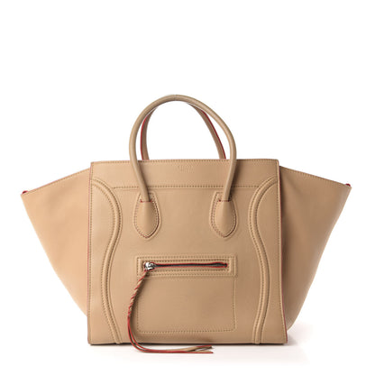 Celine Supple Calfskin Medium Phantom Luggage Camel 1 of 11