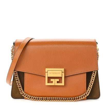Givenchy Calfskin Small GV3 Shoulder Bag Amber Mastic 1 of 8