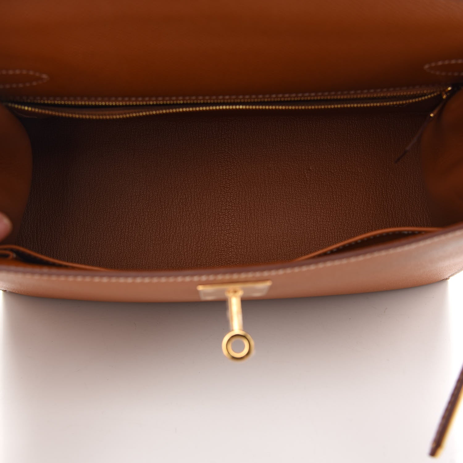 Hermes Epsom Kelly Sellier 28 Gold 5 of 11