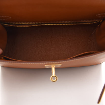 Hermes Epsom Kelly Sellier 28 Gold 5 of 11