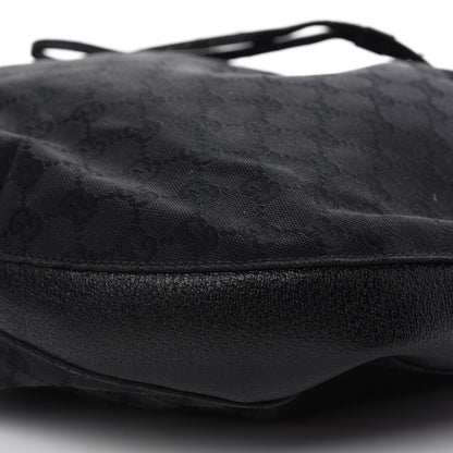 Gucci Monogram Drawstring Hobo Black 8 of 10