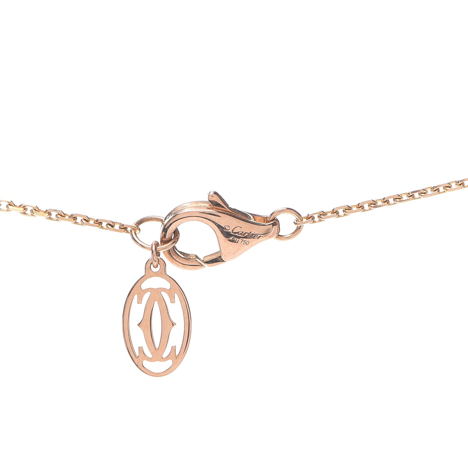 Cartier 18K Pink Gold Diamond XS D'Amour Pendant Necklace 4 of 5