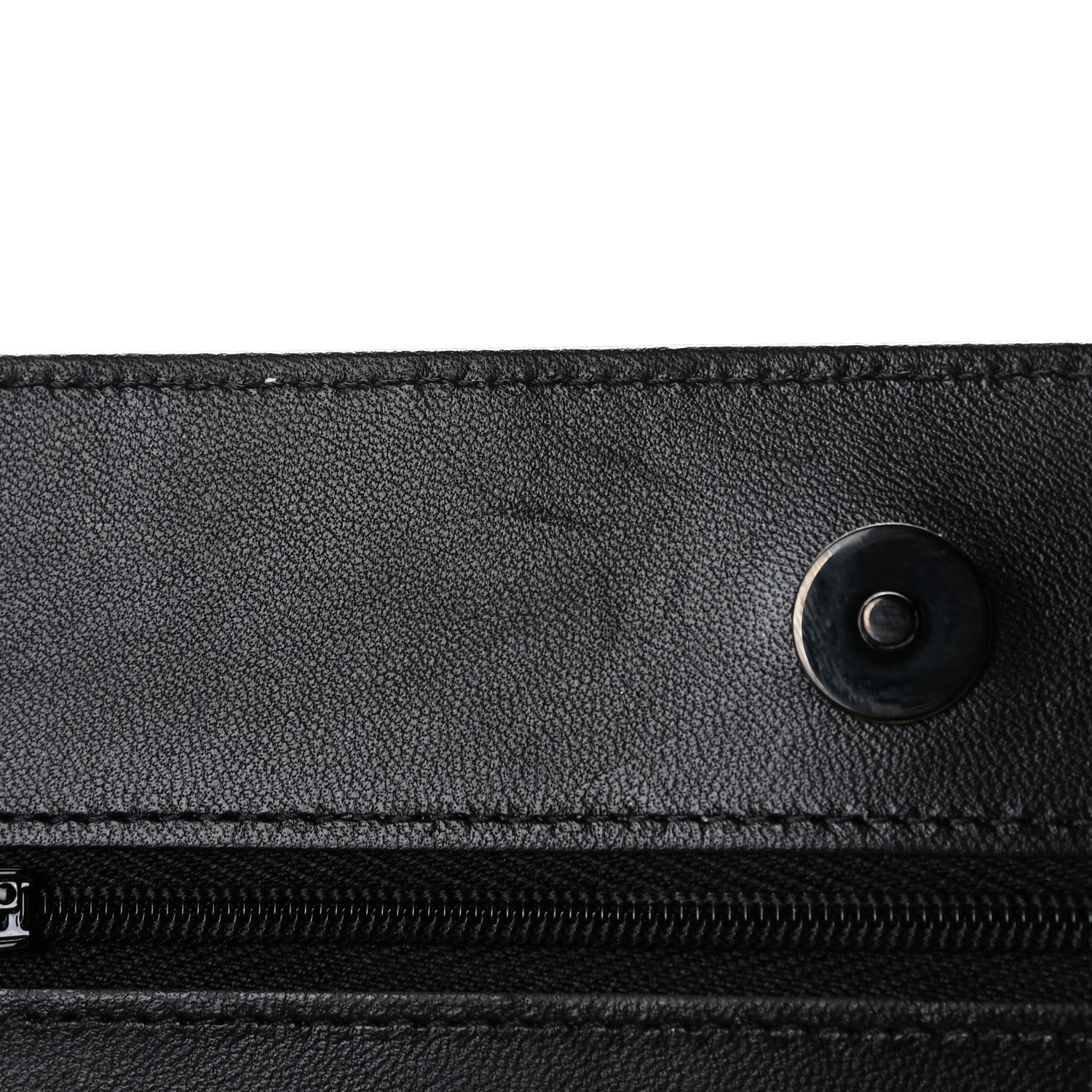Chanel Lambskin Quilted Wallet On Chain WOC So Black 7 of 8