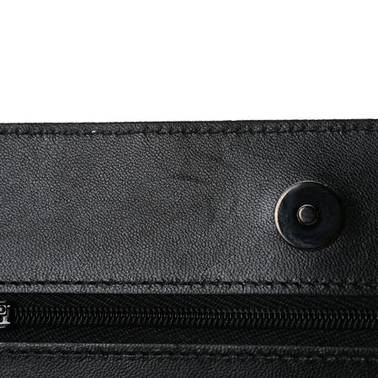 Chanel Lambskin Quilted Wallet On Chain WOC So Black 7 of 8