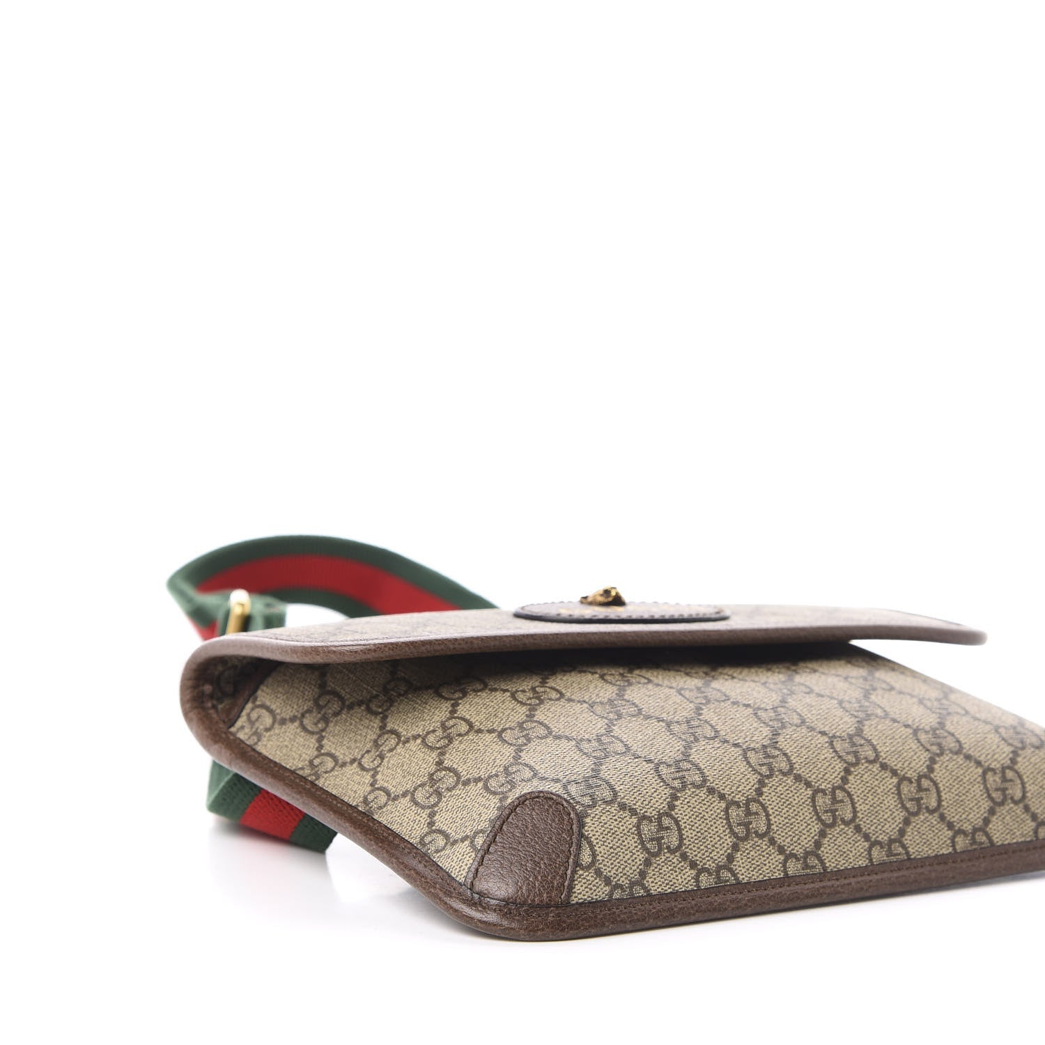 Gucci GG Supreme Monogram Neo Vintage Web Belt Bag Brown 6 of 11
