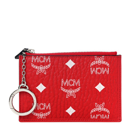 MCM Visetos Key Pouch Red 1 of 11