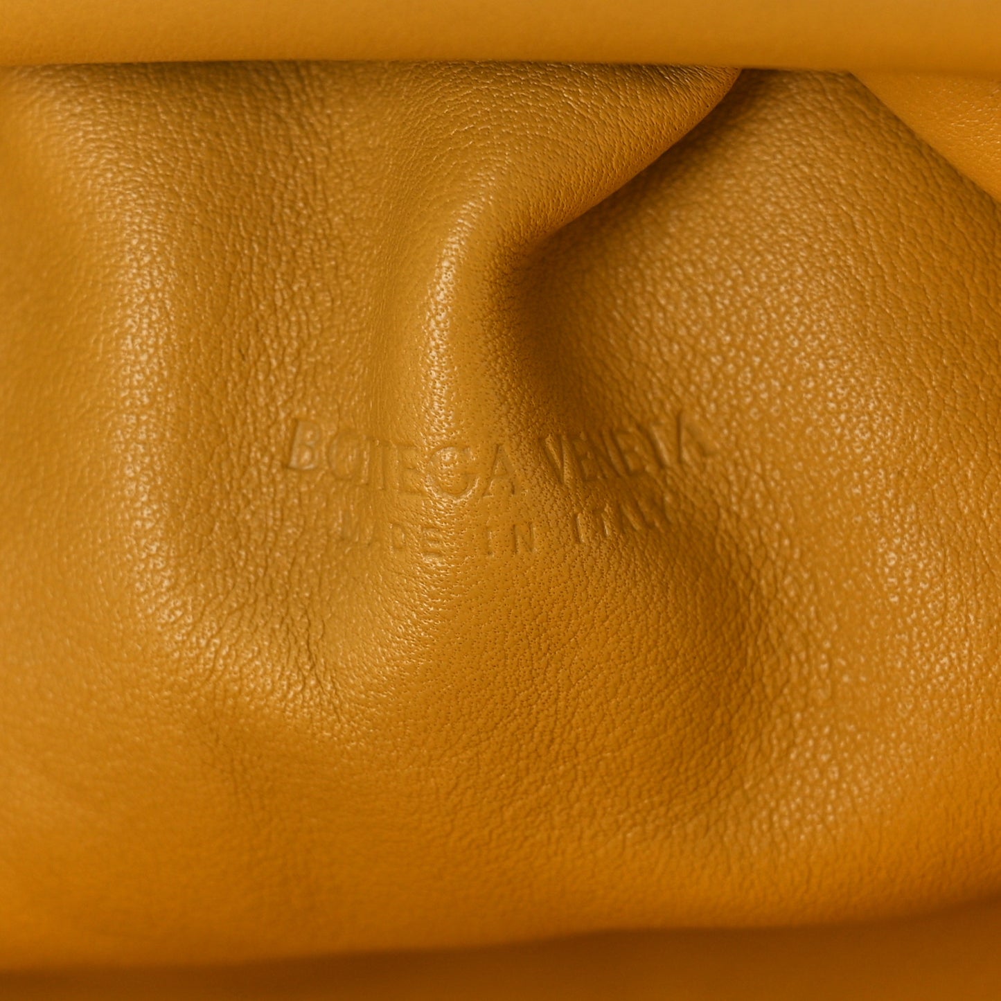 Butter Calfskin The Mini Pouch Butterscotch