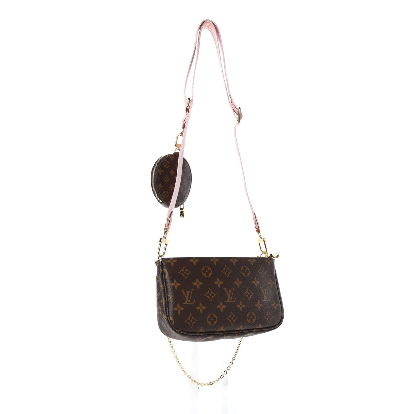 Monogram Multi Pochette Accessories Rose Clair