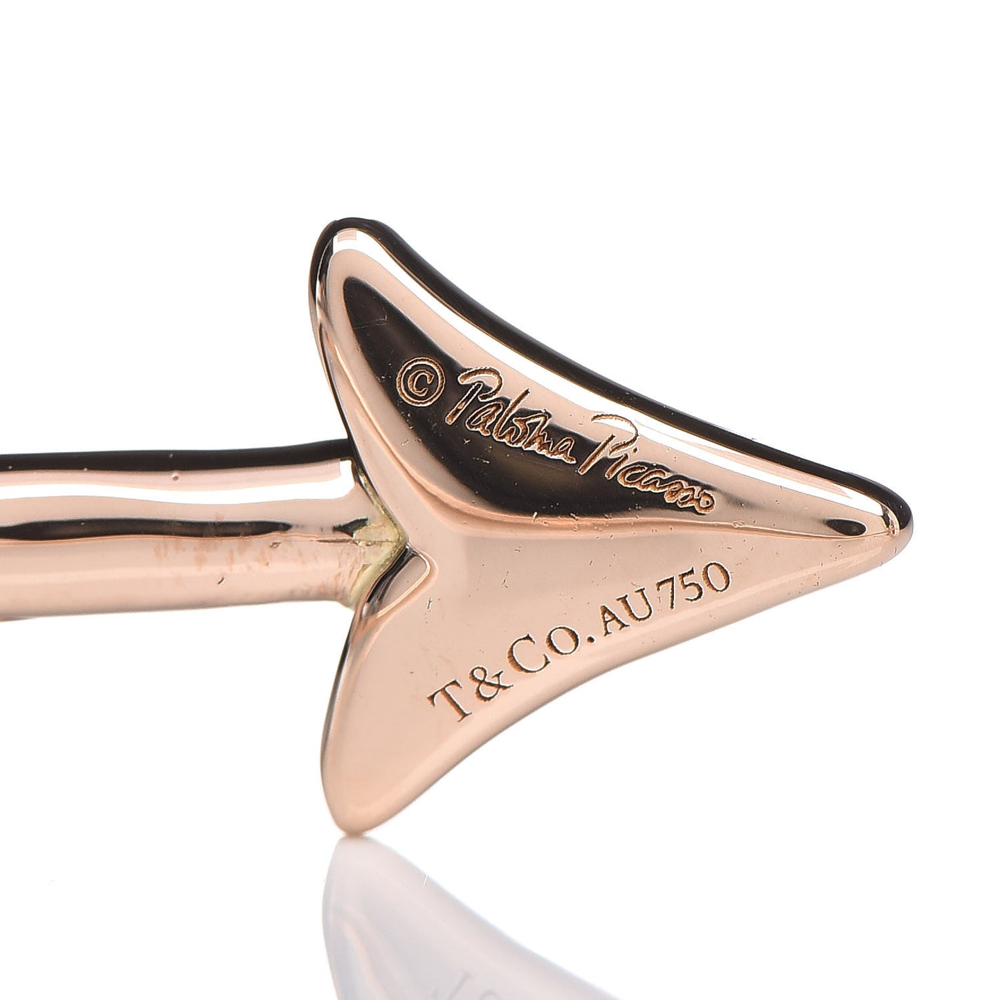 18K Rose Gold Paloma's Graffiti Arrow Cuff Bracelet