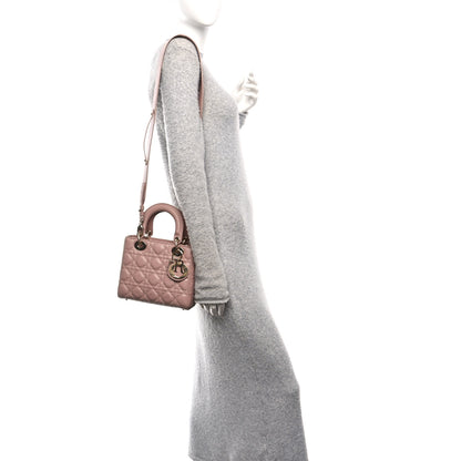 Christian Dior Lambskin Cannage Small My ABCDior Lady Dior Fard 2 of 11
