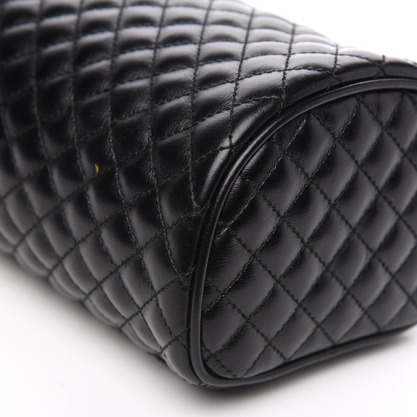Calfskin Trapuntata Zumi Belt Bag Black